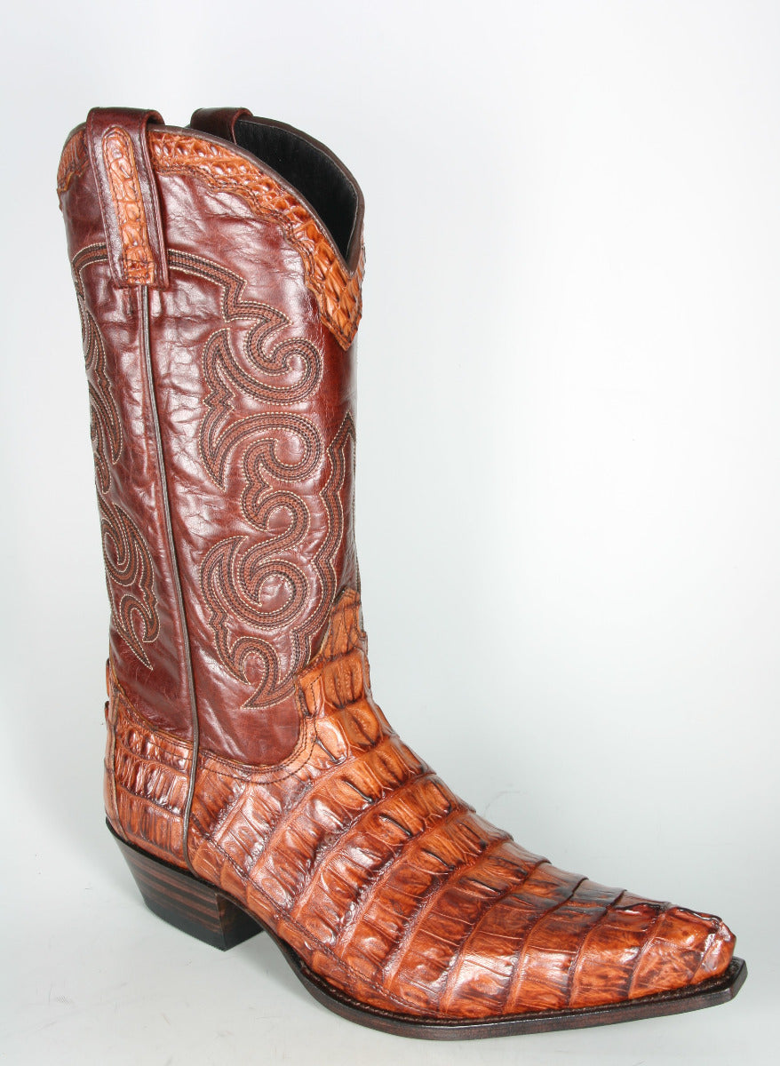 10004 Sendra cowboy boots Kaiman Cola Cresta Peanut