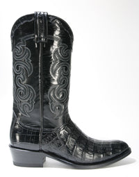 10004 Sendra cowboy boots caiman leather DOM Negro