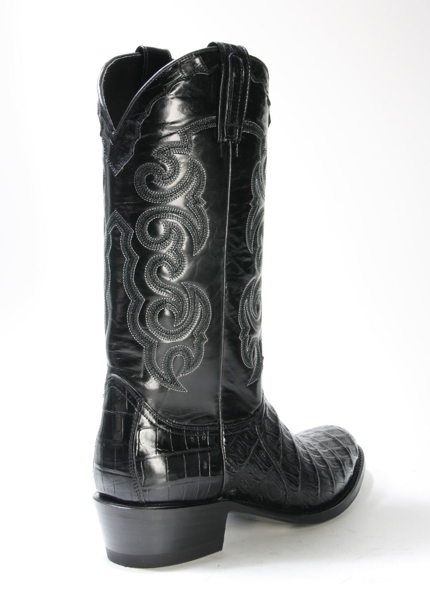 10004 Sendra cowboy boots caiman leather DOM Negro