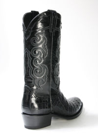 10004 Sendra cowboy boots caiman leather DOM Negro