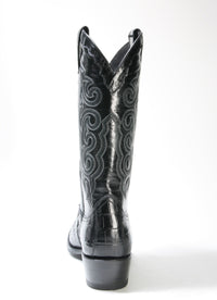 10004 Sendra cowboy boots caiman leather DOM Negro