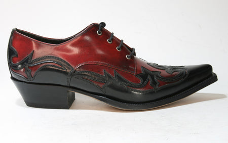 10066 Sendra Boots Schuhe Flor. Negro Flor. Cherry