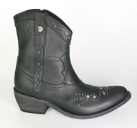 10112 Sancho ankle boots Negro rivets