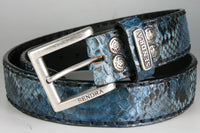 1016 Sendra Python Belt Python Barr. Fantasia Azul