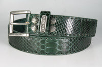 1016 Sendra Python Belt Python Barr. Verde Botella
