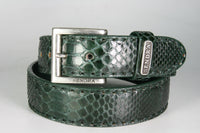 1016 Sendra Python Belt Python Barr. Verde Botella