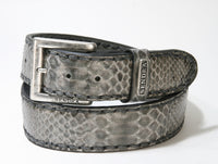 1016 Sendra Python Belt Python Barr. Charia Grau