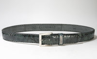 1016 Sendra Python Belt Python Barr. Charia Blue-Grey 