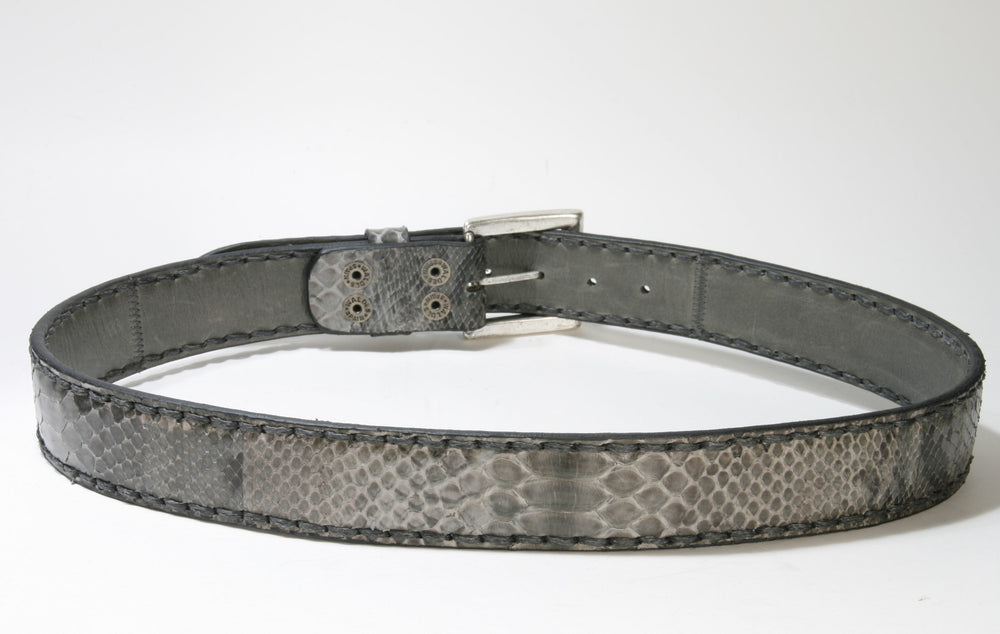 1016 Sendra Python Belt Python Barr. Charia Grau