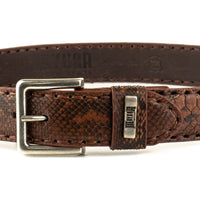 1020 Mayura Wechselgürtel Gürtel Python Castana