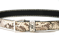 1020 Mayura Belt Python White