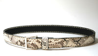 1020 Mayura Belt Python White