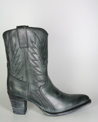 10318 Sendra Cowboystiefel Kurzschaft Donna Vibrant Grau