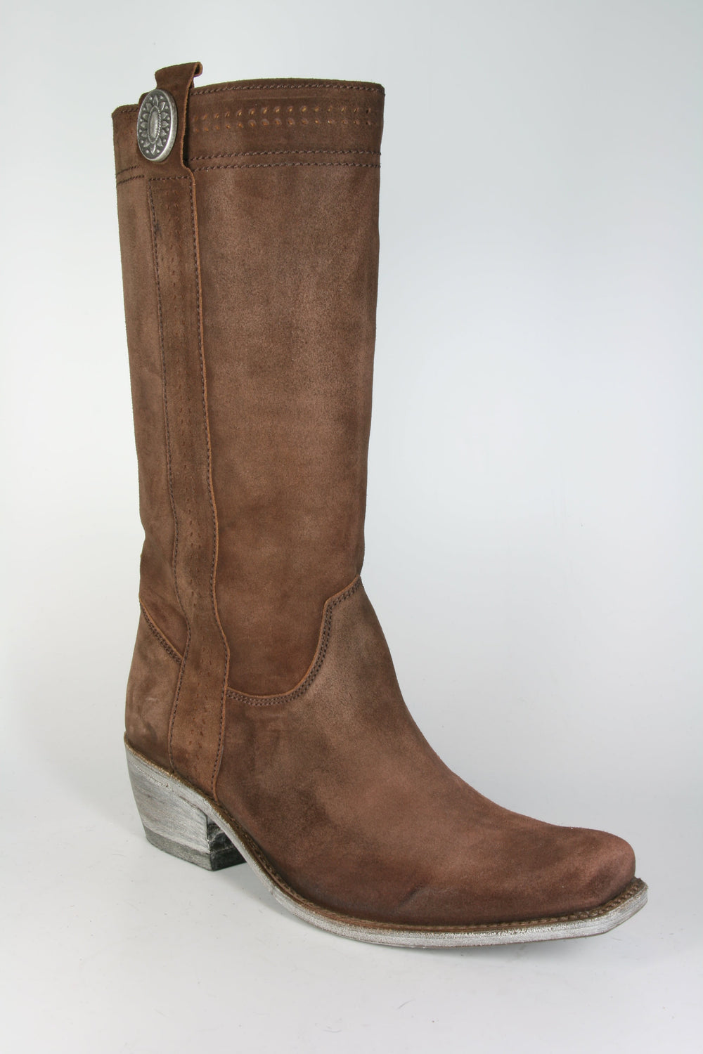 10322 Sancho Boots Wildleder Softy Delave Testa