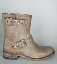 10501 Sendra Bikerboots Chiquita Taupe Lavado
