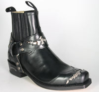 10543 Sendra Ankle Boots Negro Python Natural