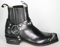 10543 Sendra Ankle Boots Negro Python Natural