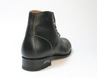 10604 Sendra Schnürboots Brush Off Biscuit Black