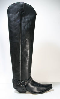 10757 Sendra overknees cowboy boots Bartolo Negro