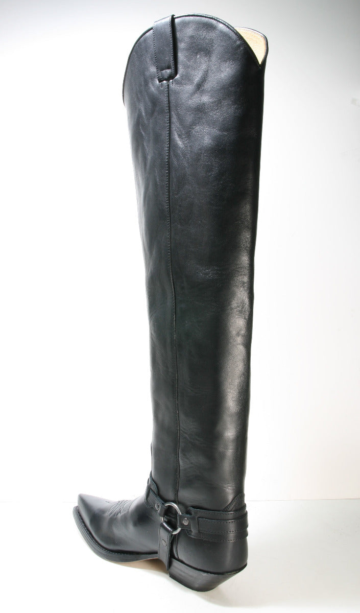 10757 Sendra overknees cowboy boots Bartolo Negro