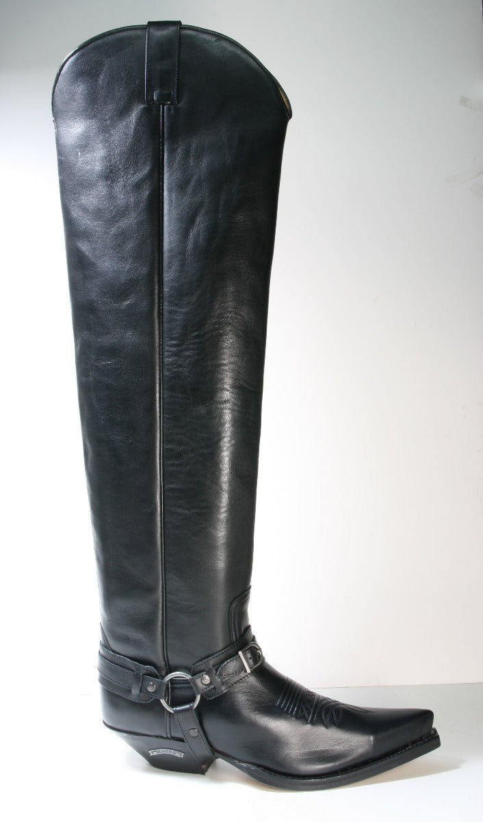 10757 Sendra overknees cowboy boots Bartolo Negro