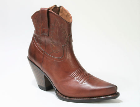 10779 Sendra Cowboy-Stiefelette Gorca Salvaje Cuoio
