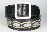 1081 Sendra Ledergürtel Negro mit Conchos