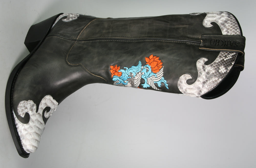 10823 Point Notte Python Koi cowboy boots