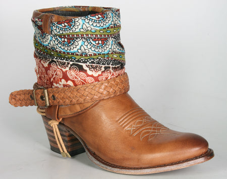 11068 Sendra Booties SARA Softanil Cuoio