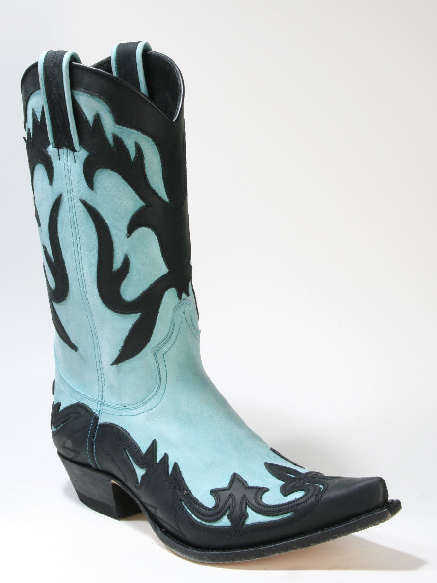 11111 Sendra Gaia Cowboystiefel Negro Flota Angelo