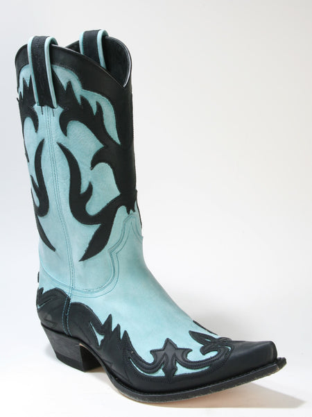 11111 Sendra Gaia Cowboystiefel Negro Flota Angelo