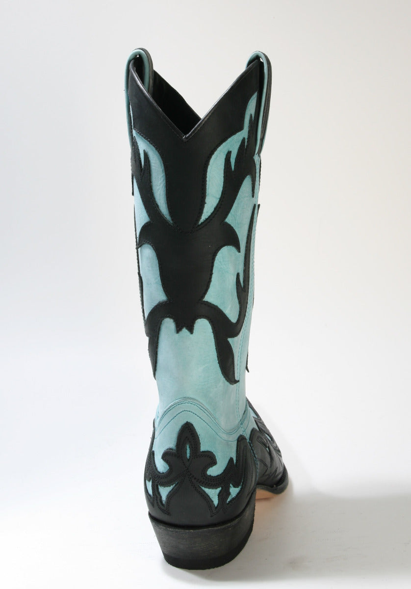 11111 Sendra Gaia Cowboystiefel Negro Flota Angelo