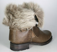 11342 Sendra Kurzstiefel Oyster Taupe Lammfell