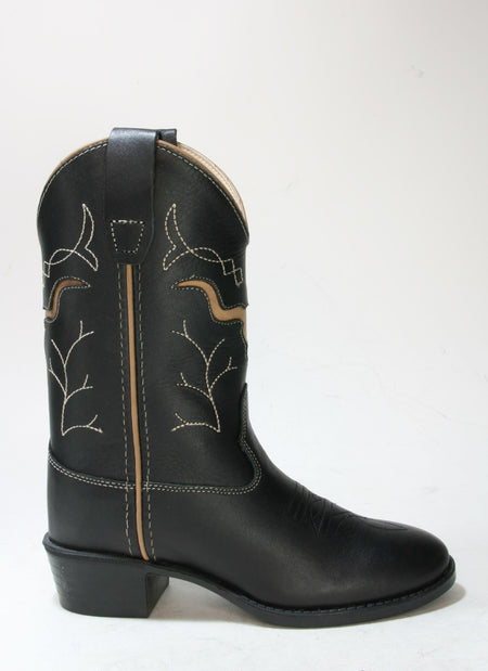 1153 OLD WEST Glendale  Kinder Cowboystiefel Black