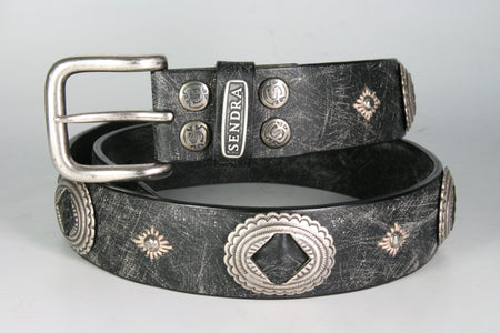1174 Sendra Gürtel Raspado Negro