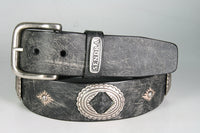 1174 Sendra Gürtel Raspado Negro