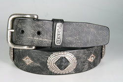1174 Sendra Belt Raspado Negro