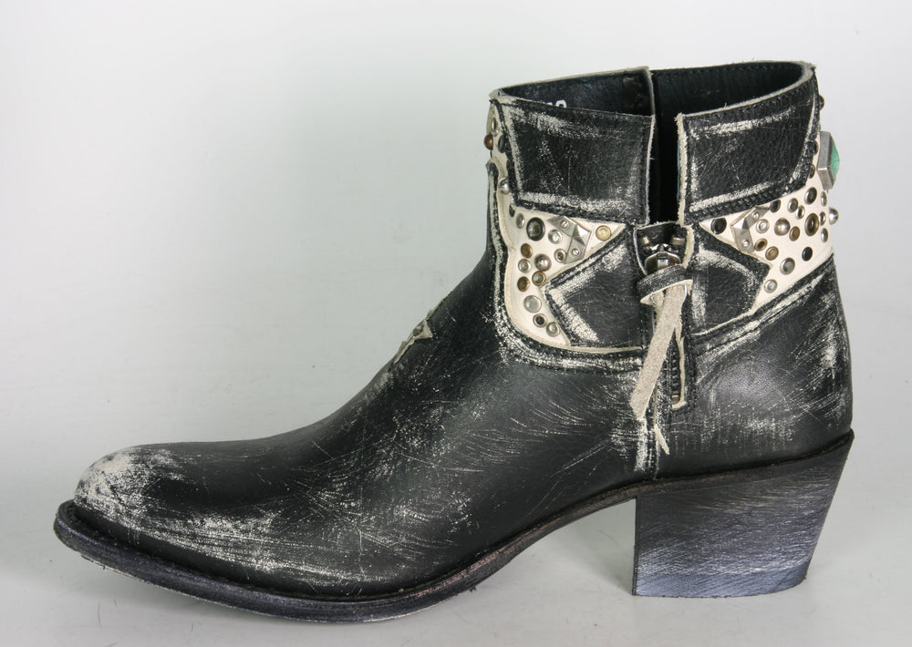 11809 Sendra Kurzstiefel Debora Alya Raspado Negro