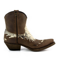 012 Cowboy boots Mayura Crazy Old Sadale Python Natural