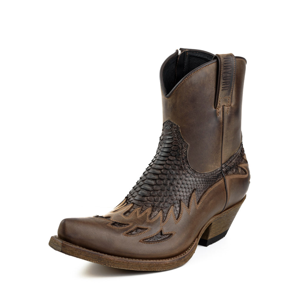 012 Cowboy boots Mayura Crazy Old Sadale Python Testa