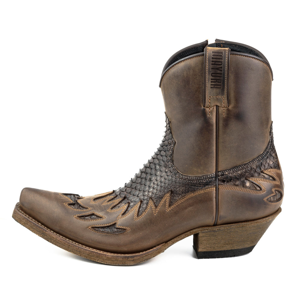 012 Cowboy boots Mayura Crazy Old Sadale Python Testa