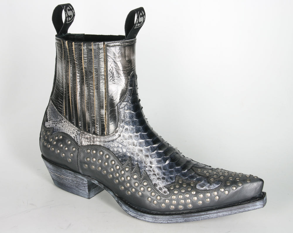 12307 Sendra Boots Ankle Boots Snowcer Negro Python