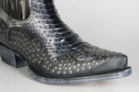 12307 Sendra Boots Ankle Boots Snowcer Negro Python