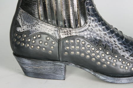 12307 Sendra Boots Ankle Boots Snowcer Negro Python