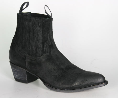 12380 Sendra Stiefelette LIA Wildleder Negro