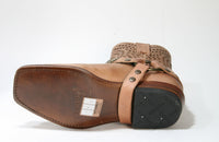 12407 Sendra Bikerboots Nobuck Peach Brash