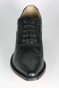 1306 Tony Mora Schnürschuhe Budapester Muster Negro