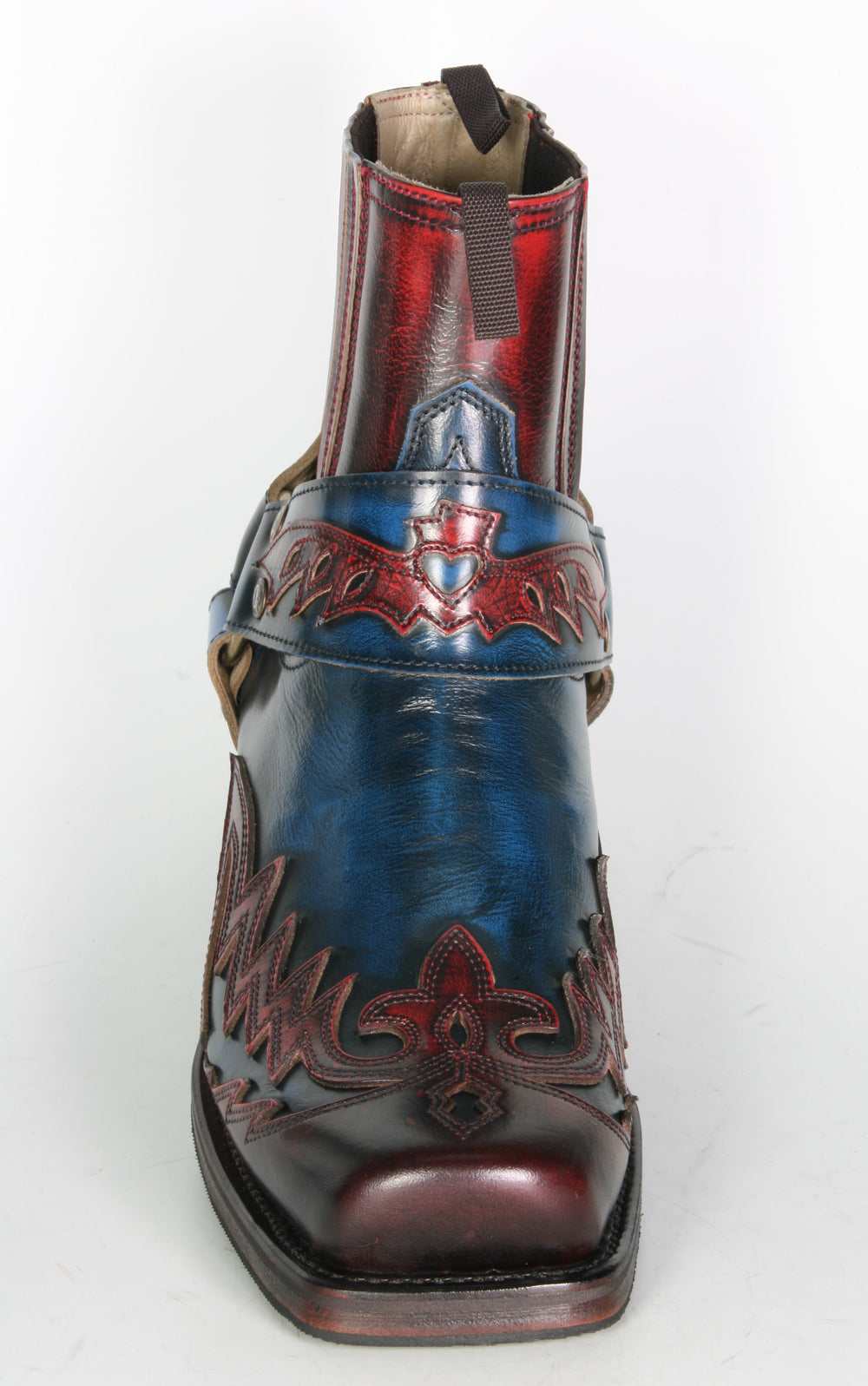 13887 Sendra Bikerboots BLUES Hurricane Rojo Ducados