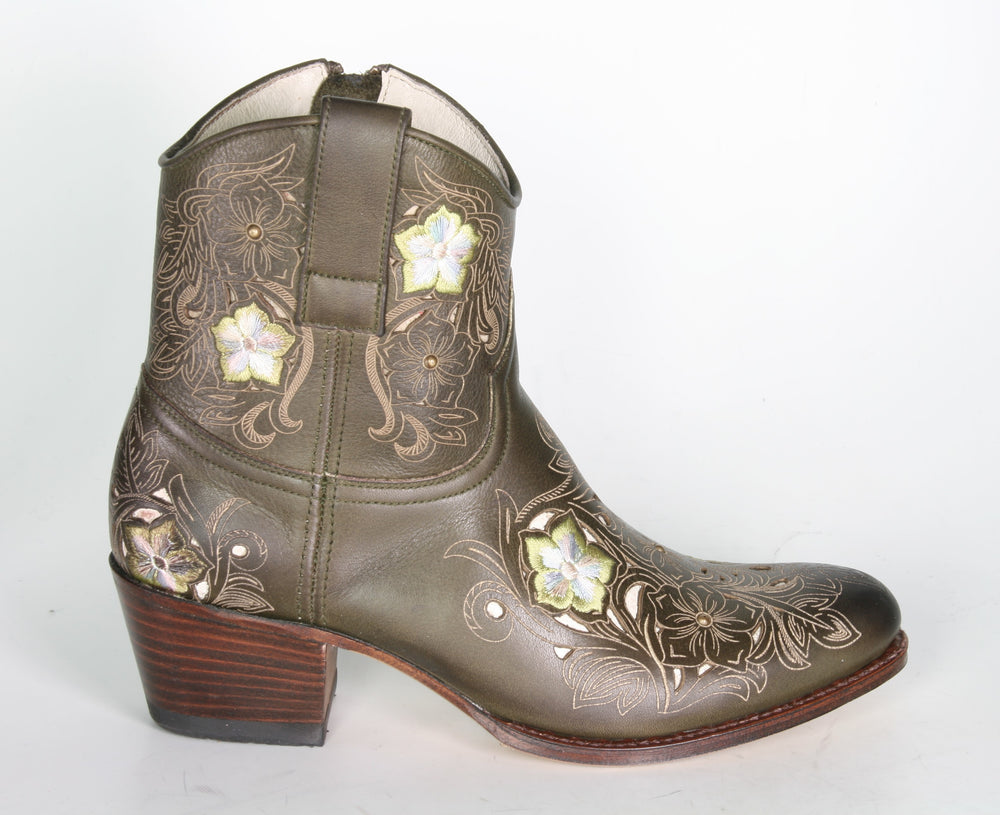 14194 Sendra ankle boots Debora Oliva Flower