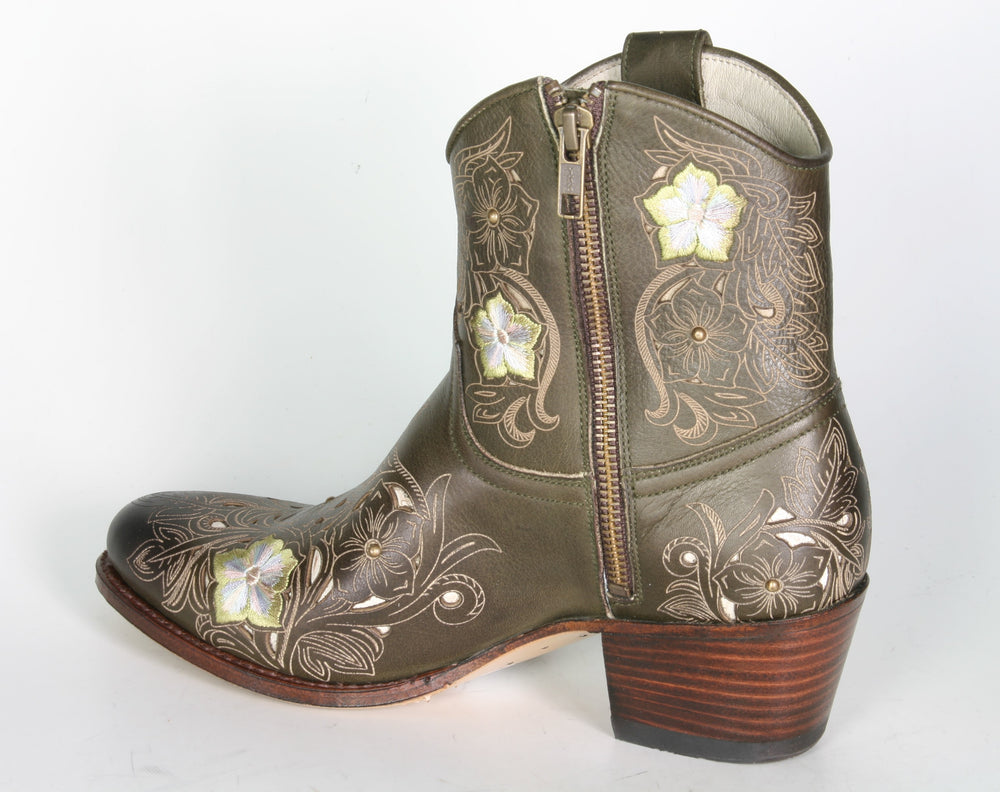 14194 Sendra ankle boots Debora Oliva Flower